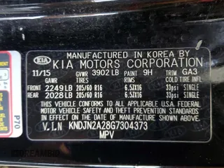 2016 Kia Soul with VIN KNDJN2A28G7304373, listed as a Copart auction lot 53737815 with 73,808 mi miles and Clean Title. Bid and sale history available at carsss.com. Image 12.