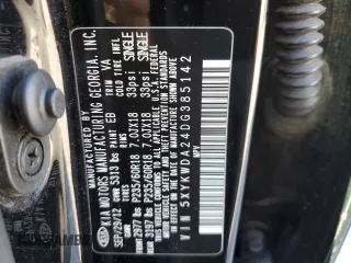 2013 Kia Sorento SX z VIN 5XYKWDA24DG385142, wystawiony jako Copart lot #75187514 z przebiegiem 119 027 mil mil oraz Szkoda całkowita • Salvage title. Historia ofert i sprzedaży dostępna na DreamBid. Obrazek 15.