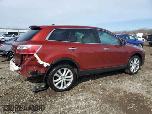 2012 Mazda CX-9 Grand Touring with VIN JM3TB3DA7C0368120, listed as a Copart auction lot 49294975 with 98,071 mi miles and Salvage Title. Bid and sale history available at DreamBid. Image 3.