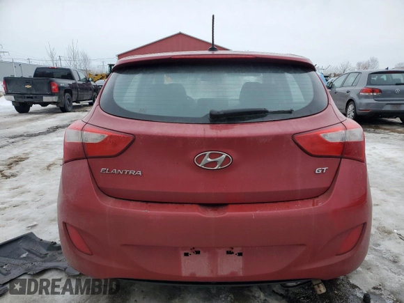 2014 Hyundai Elantra GT GL with VIN KMHD25LH1EU176304, listed as a Copart auction lot 46503775 with 217,288 mi miles and Salvage Title. Bid and sale history available at carsss.com. Image 6.