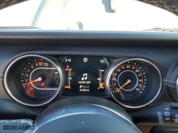 2018 Jeep Wrangler Unlimited Sahara with VIN 1C4HJXEG3JW330051, listed as a Copart auction lot 45700515 with 61,495 mi miles and Salvage Title. Bid and sale history available at carsss.com. Image 9.