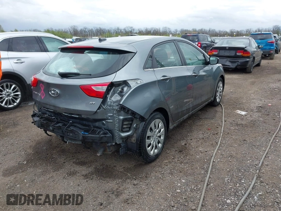 2016 Hyundai Elantra GT with VIN KMHD35LH0GU309974, listed as a IAAI auction lot 42029956 with 139,431 mi miles. Bid and sale history available at carsss.com. Image 4.