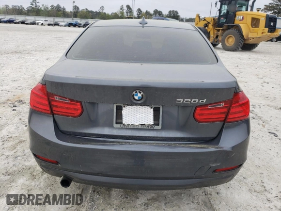 2014 BMW 3 Series 328d with VIN WBA3D3C51EK156907, listed as a Copart auction lot 51403055 with 215,812 mi miles and Salvage Title. Bid and sale history available at carsss.com. Image 6.