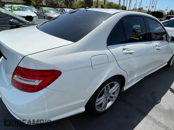 2012 Mercedes-Benz C-Class C 250 Sport with VIN WDDGF4HB9CR231396, listed as a Copart auction lot 52832925 with 133,080 mi miles and Clean Title. Bid and sale history available at carsss.com. Image 4.