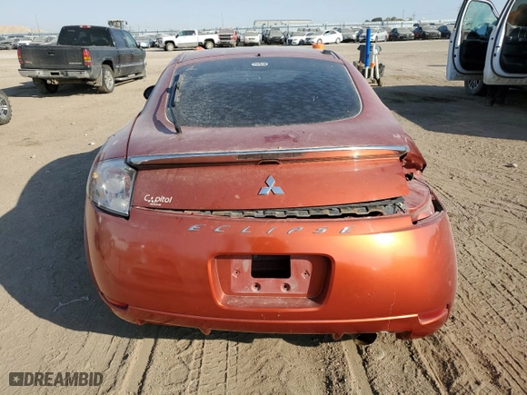 2008 Mitsubishi Eclipse GS with VIN 4A3AK24F28E025843, listed as a Copart auction lot 74224814 with 76,945 mi miles and Salvage Title. Bid and sale history available at carsss.com. Image 6.