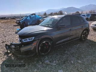 2020 Audi SQ5 Prestige with VIN WA1C4AFY0L2110022, listed as a Copart auction lot 79882574 with 6,063 mi miles and Salvage Title. Bid and sale history available at carsss.com. Image 1.