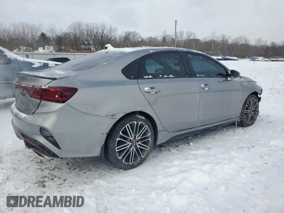 2023 Kia Forte GT with VIN 3KPF44AC6PE620416, listed as a Copart auction lot 87587185 with 47,032 mi miles and Salvage Title. Bid and sale history available at carsss.com. Image 3.