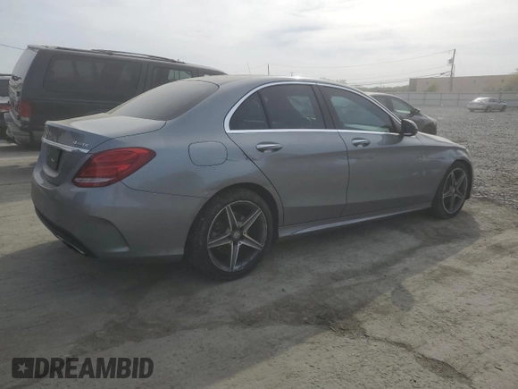 2016 Mercedes-Benz C 300 Luxury with VIN 55SWF4KB4GU101602, listed as a Copart auction lot 54063435 with 99,266 mi miles and Salvage Title. Bid and sale history available at carsss.com. Image 3.