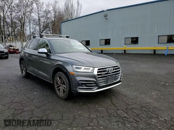 2018 Audi SQ5 Prestige with VIN WA1C4AFY6J2101077, listed as a Copart auction lot 82238344 with 26,034 mi miles and Salvage Title. Bid and sale history available at DreamBid. Image 11.