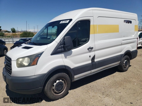2015 Ford Transit Cargo z VIN 1FTNR1CG0FKA53031, wystawiony jako Copart lot #57058125 z przebiegiem 158 378 mil mil oraz Szkoda całkowita • Salvage title. Historia ofert i sprzedaży dostępna na DreamBid. Obrazek 1.