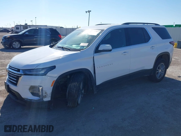 2023 Chevrolet Traverse LT Leather with VIN 1GNEVHKW4PJ276989, listed as a IAAI auction lot 40993865 with 38,265 mi miles. Bid and sale history available at carsss.com. Image 6.
