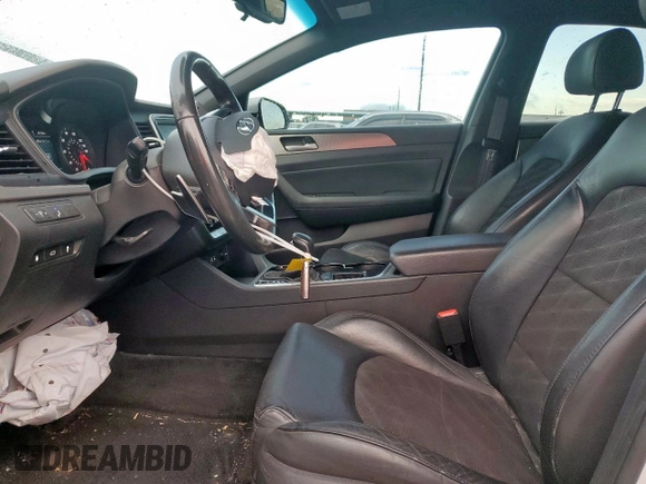 2018 Hyundai Sonata SEL with VIN 5NPE34AF7JH609811, listed as a Copart auction lot 54253855 with 129,435 mi miles and Clean Title. Bid and sale history available at DreamBid. Image 7.