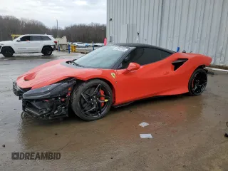 2020 Ferrari F8 z VIN ZFF92LLAXL0252707, wystawiony jako Copart lot #43547204 z przebiegiem 4092 mil mil oraz . Historia ofert i sprzedaży dostępna na DreamBid. Obrazek 1.