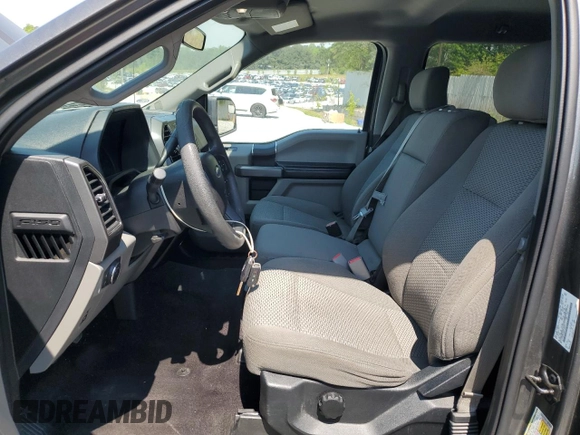 2017 Ford F-150 XL with VIN 1FTEW1C83HKC85191, listed as a Copart auction lot 53687415 with 140,407 mi miles and Salvage Title. Bid and sale history available at carsss.com. Image 7.