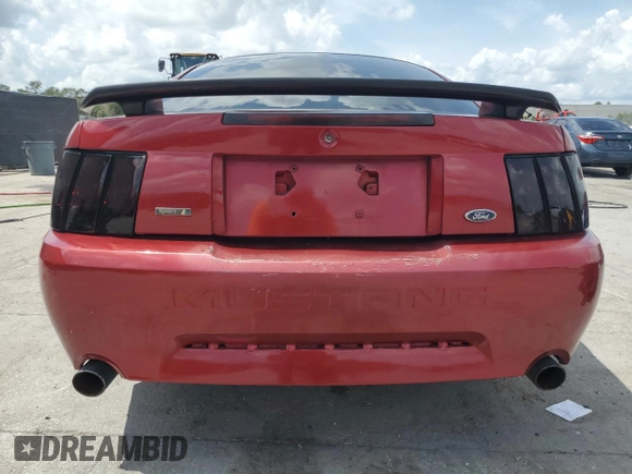 2003 Ford Mustang Standard with VIN 1FAFP40403F418081, listed as a Copart auction lot 49983165 with 232,853 mi miles and Salvage Title. Bid and sale history available at carsss.com. Image 6.