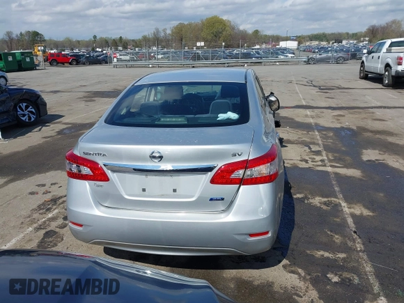 2013 Nissan Sentra S with VIN 3N1AB7AP7DL608340, listed as a IAAI auction lot 41864052 with Not Provided miles and . Bid and sale history available at DreamBid. Image 17.