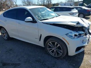 2018 BMW X6 xDrive35i with VIN 5UXKU2C52J0Z61666, listed as a IAAI auction lot 41681194 with 56,617 mi miles. Bid and sale history available at carsss.com. Image 1.