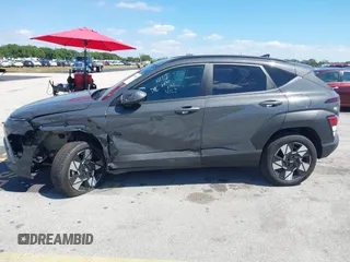 2025 Hyundai Kona SEL with VIN KM8HBCAB6SU232611, listed as a IAAI auction lot 42016054 with 6,383 mi miles. Bid and sale history available at carsss.com. Image 6.