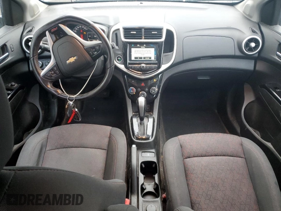 2017 Chevrolet Sonic LT with VIN 1G1JD6SB6H4139671, listed as a Copart auction lot 87265774 with 112,704 mi miles and Salvage Title. Bid and sale history available at carsss.com. Image 8.