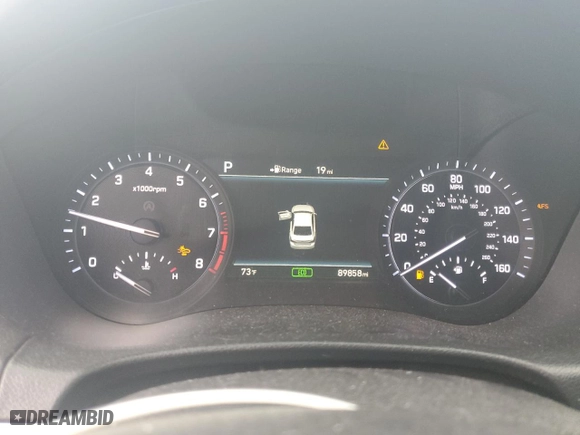 2018 Genesis G80 3.3T Sport with VIN KMHGN4JB8JU240796, listed as a Copart auction lot 78517364 with 89,858 mi miles and Salvage Title. Bid and sale history available at carsss.com. Image 9.