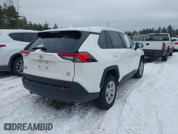 2024 Toyota RAV4 LE with VIN 2T3G1RFV1RC407810, listed as a IAAI auction lot 41559903 with 32,609 mi miles. Bid and sale history available at carsss.com. Image 4.