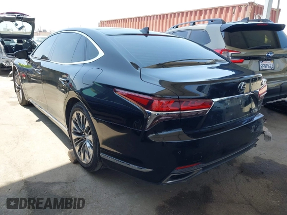 2019 Lexus LS 500 with VIN JTHC51FF6K5005658, listed as a IAAI auction lot 42593636 with 99,055 mi miles and . Bid and sale history available at DreamBid. Image 3.