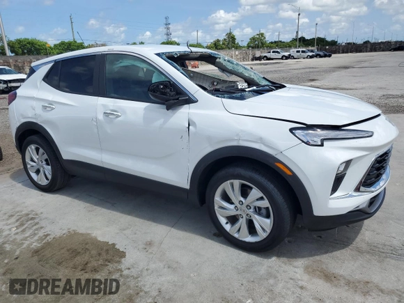 2025 Buick Encore GX Preferred with VIN KL4AMBSL1SB128762, listed as a Copart auction lot 61895055 with Not provided miles and Salvage title. Bid and sale history available at DreamBid. Image 4.