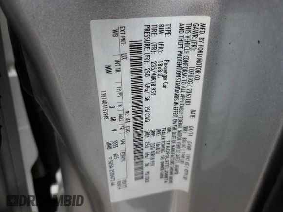 2014 Ford Focus ST with VIN 1FADP3L97EL298874, listed as a Copart auction lot 46799965 with 114,658 mi miles and Salvage Title. Bid and sale history available at carsss.com. Image 13.