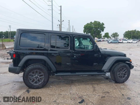 2025 Jeep Wrangler Sport S with VIN 1C4PJXDG9SW559915, listed as a IAAI auction lot 42653116 with 1,730 mi miles and . Bid and sale history available at DreamBid. Image 14.