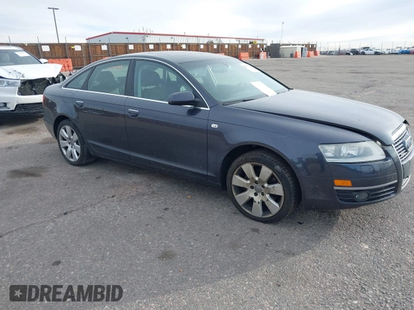 2005 Audi A6 with VIN WAUDG74F55N114863, listed as a IAAI auction lot 41177098 with 93,918 mi miles. Bid and sale history available at carsss.com. Image 1.