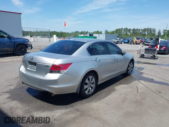2010 Honda Accord Sdn EX-L with VIN 1HGCP3F83AA023759, listed as a IAAI auction lot 42068742 with 125,305 mi miles. Bid and sale history available at carsss.com. Image 4.