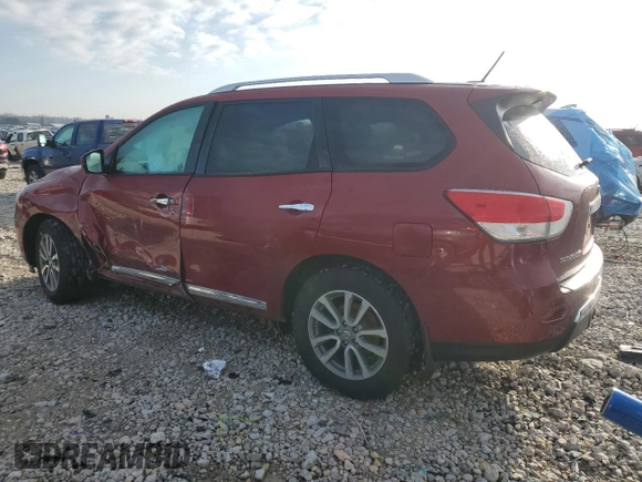 2016 Nissan Pathfinder SV z VIN 5N1AR2MM2GC629668, wystawiony jako Copart lot #52418695 z przebiegiem Nie podano mil oraz Szkoda całkowita • Salvage title. Historia ofert i sprzedaży dostępna na DreamBid. Obrazek 2.