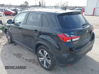 2022 Mitsubishi Outlander Sport ES with VIN JA4ARUAU0NU008029, listed as a IAAI auction lot 41857295 with 50,075 mi miles. Bid and sale history available at carsss.com. Image 3.