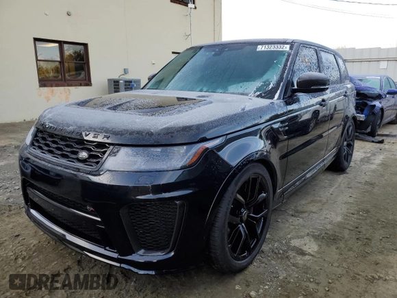 2019 Land Rover Range Rover Sport SVR с VIN SALWZ2SE8KA862487, выставлен на аукционе Copart как лот 71323332 с пробегом 44 660 миль миль и . История ставок и продаж доступна на DreamBid. Изображение 1.
