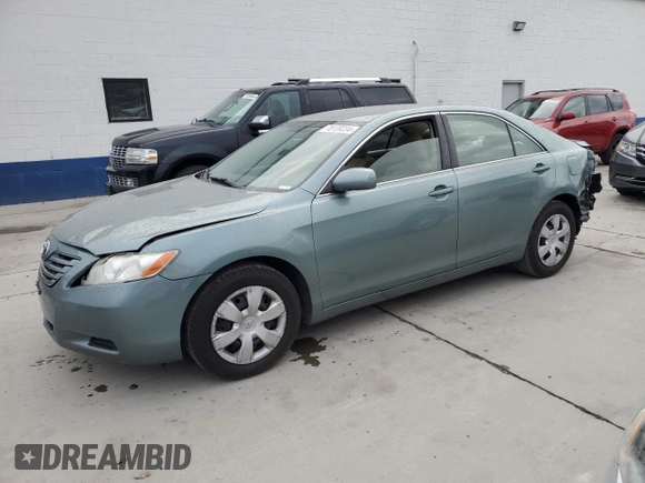 2007 Toyota Camry CE with VIN JTNBE46K273075698, listed as a Copart auction lot 51086285 with 183,237 mi miles and Salvage Title. Bid and sale history available at DreamBid. Image 1.
