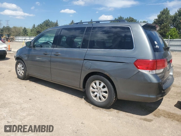 2008 Honda Odyssey EX-L z VIN 5FNRL38748B408516, wystawiony jako Copart lot #55394745 z przebiegiem 144 176 mil mil oraz Szkoda całkowita • Salvage title. Historia ofert i sprzedaży dostępna na DreamBid. Obrazek 2.