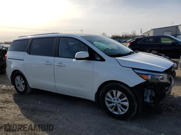 2016 Kia Sedona LX with VIN KNDMB5C19G6191180, listed as a Copart auction lot 51495165 with 119,778 mi miles and Salvage Title. Bid and sale history available at carsss.com. Image 4.
