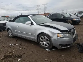 2003 Audi A4 3.0L with VIN WAUAT48H03K017352, listed as a Copart auction lot 82032444 with 155,535 mi miles and Salvage Title. Bid and sale history available at carsss.com. Image 4.