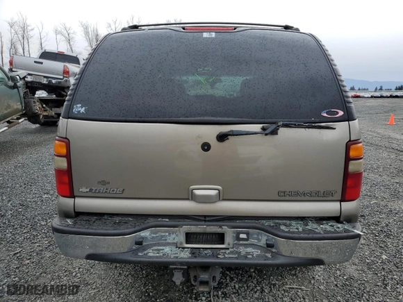 2003 Chevrolet Tahoe LS with VIN 1GNEK13Z63R124345, listed as a Copart auction lot 46677825 with 0 mi miles and Salvage Title. Bid and sale history available at carsss.com. Image 6.