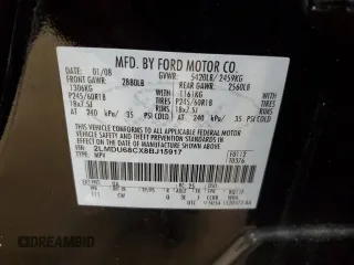 2008 Lincoln MKX with VIN 2LMDU68CX8BJ15917, listed as a Copart auction lot 88352525 with 153,205 mi miles and Salvage Title. Bid and sale history available at DreamBid. Image 13.