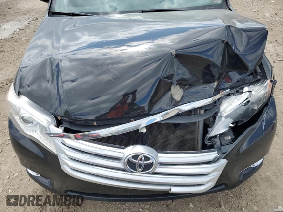 2012 Toyota Avalon with VIN 4T1BK3DB3CU441680, listed as a Copart auction lot 58359745 with 394,738 mi miles and Salvage title. Bid and sale history available at DreamBid. Image 11.