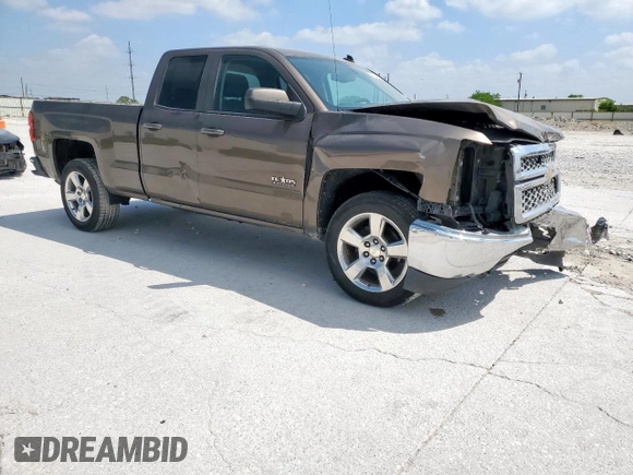 2014 Chevrolet Silverado 1500 LT with VIN 1GCRCREC2EZ233788, listed as a Copart auction lot 53283495 with 105,308 mi miles and Salvage Title. Bid and sale history available at DreamBid. Image 4.