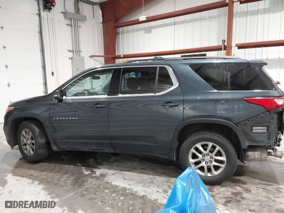 2019 Chevrolet Traverse LT Cloth with VIN 1GNEVGKW7KJ111442, listed as a IAAI auction lot 41356321 with 153,940 mi miles. Bid and sale history available at carsss.com. Image 15.