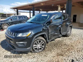 2020 Jeep Compass Latitude with VIN 3C4NJCBB0LT242054, listed as a Copart auction lot 59018495 with 74,273 mi miles and Salvage title. Bid and sale history available at DreamBid. Image 1.