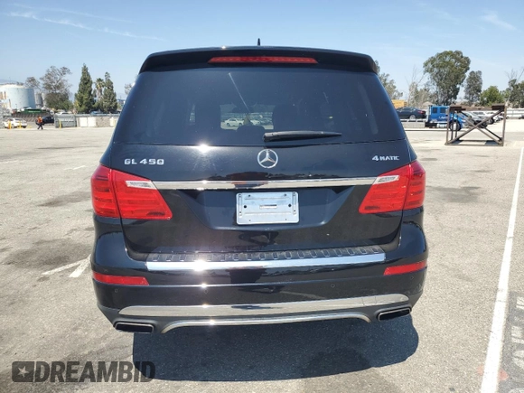 2015 Mercedes-Benz GL with VIN 4JGDF6EE4FA440695, listed as a Copart auction lot 58460214 with 130,161 mi miles and Salvage Title. Bid and sale history available at carsss.com. Image 6.