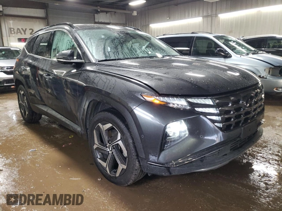 2023 Hyundai Tucson Limited with VIN 5NMJECAE9PH251420, listed as a Copart auction lot 47364105 with 32,728 mi miles and Salvage Title. Bid and sale history available at DreamBid. Image 4.
