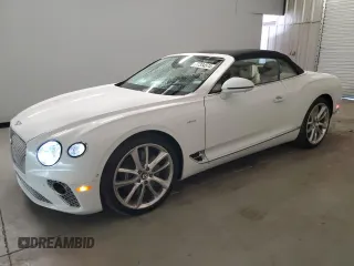 2023 Bentley Continental GT GT V8 with VIN SCBDG4ZG8PC010906, listed as a Copart auction lot 77334574 with 348 mi miles and Salvage title. Bid and sale history available at DreamBid. Image 1.