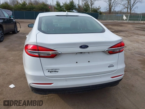 2020 Ford Fusion Hybrid SE with VIN 3FA6P0LU5LR195611, listed as a IAAI auction lot 41807998 with 128,439 mi miles. Bid and sale history available at carsss.com. Image 16.