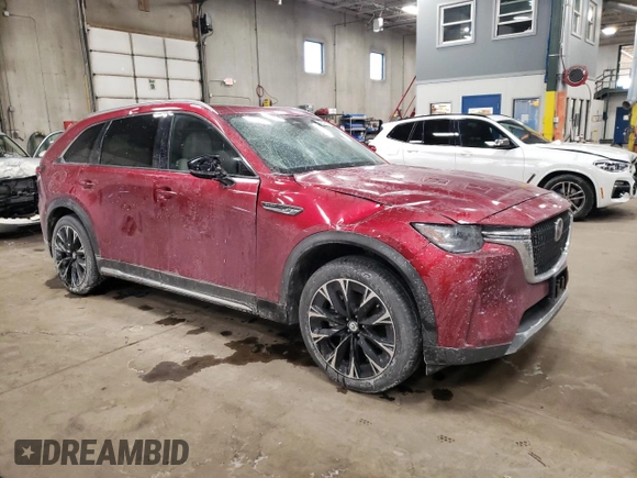 2024 Mazda CX-90 Premium with VIN JM3KKDHA4R1112533, listed as a Copart auction lot 45791775 with 14,051 mi miles and Salvage title. Bid and sale history available at DreamBid. Image 4.