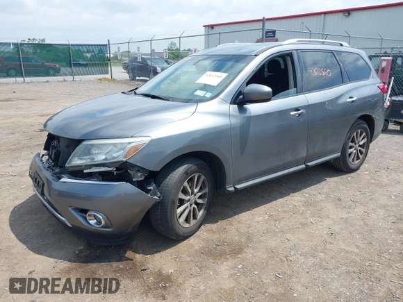 2016 Nissan Pathfinder S with VIN 5N1AR2MMXGC621351, listed as a IAAI auction lot 42612560 with 226,622 mi miles and . Bid and sale history available at DreamBid. Image 17.